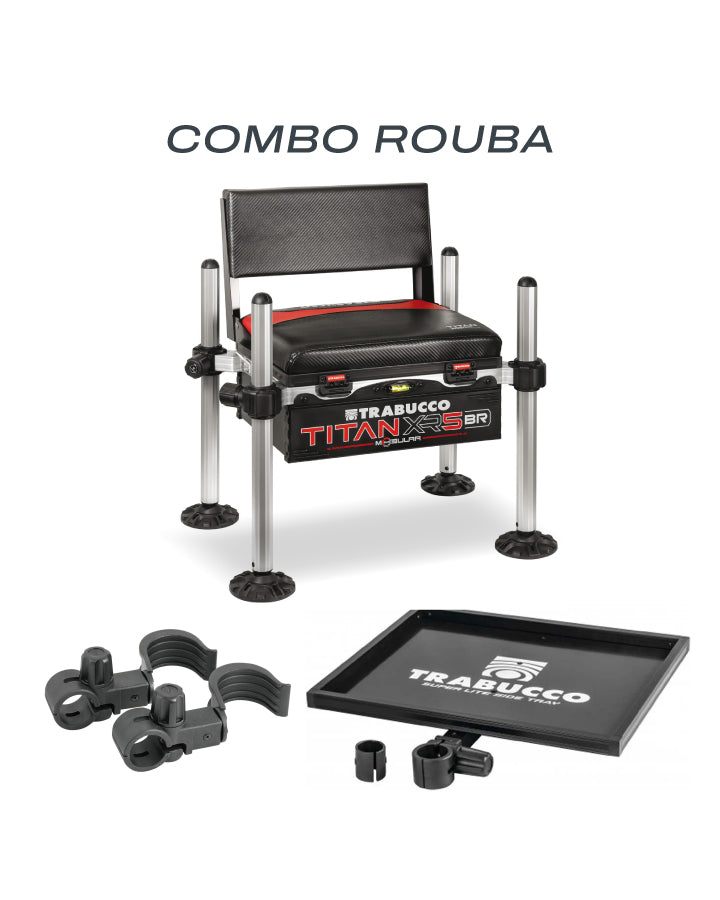 Combo Benchetto Titan XR5 Back Rest + Rod Rest
